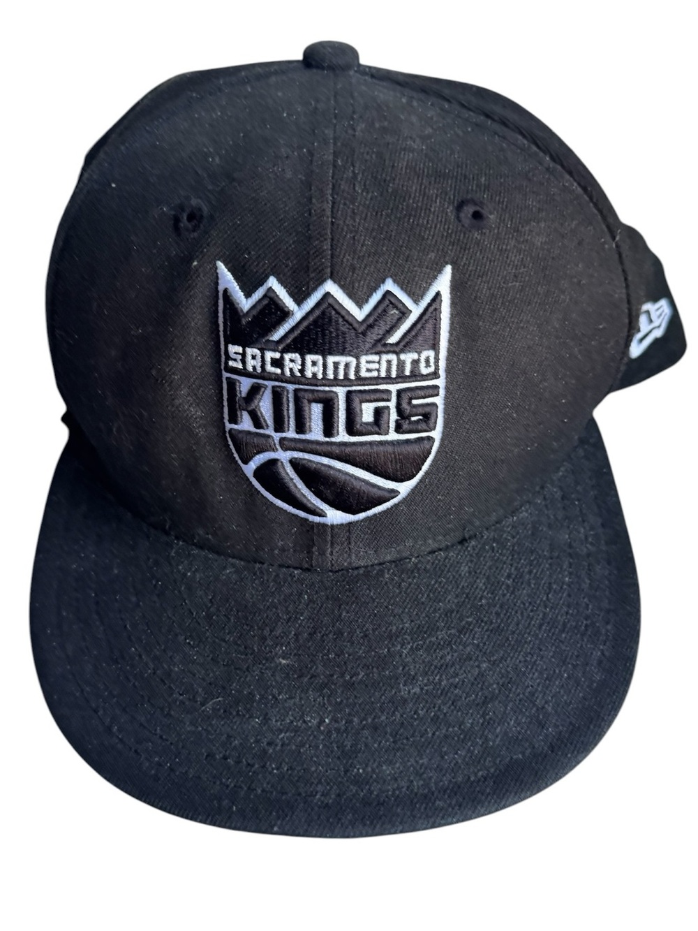 New Era Sacramento Kings NBA Black  Snapback Baseball Hat Basketball